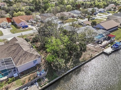 Start with the water. Build the rest.

This 80 by 125 foot on Palm Harbor Golf Club in Florida - for sale on GolfHomes.com, golf home, golf lot