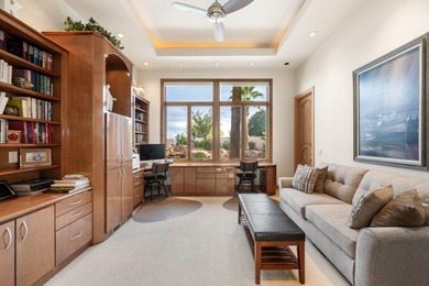 Custom 7,760 SF Home with Panoramic Mountain, Temple & City on St. George Golf Course in Utah - for sale on GolfHomes.com, golf home, golf lot