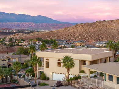 Custom 7,760 SF Home with Panoramic Mountain, Temple & City on St. George Golf Course in Utah - for sale on GolfHomes.com, golf home, golf lot