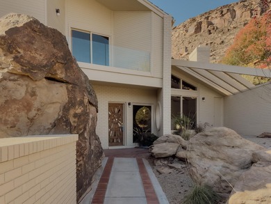 Set against the striking backdrop of the Bloomington Bluff on Bloomington Country Club in Utah - for sale on GolfHomes.com, golf home, golf lot