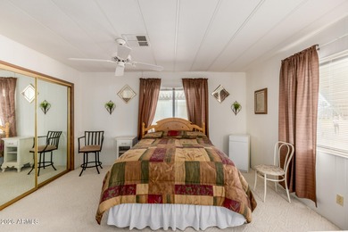 Furnished Well maintained corner lot home with 2 bedrooms 2 on Fountain of the Sun Country Club in Arizona - for sale on GolfHomes.com, golf home, golf lot