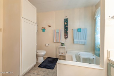 Furnished Well maintained corner lot home with 2 bedrooms 2 on Fountain of the Sun Country Club in Arizona - for sale on GolfHomes.com, golf home, golf lot