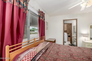 Furnished Well maintained corner lot home with 2 bedrooms 2 on Fountain of the Sun Country Club in Arizona - for sale on GolfHomes.com, golf home, golf lot