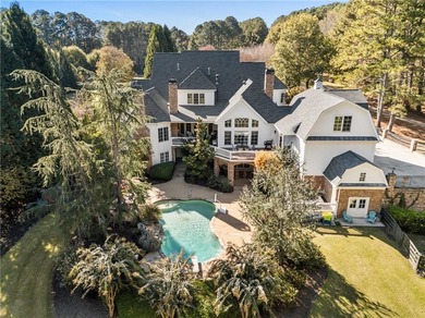 Exceptional custom home on nearly three private acres in the on White Columns Country Club in Georgia - for sale on GolfHomes.com, golf home, golf lot