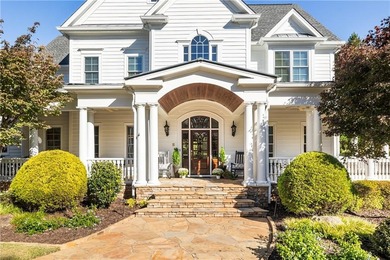 Exceptional custom home on nearly three private acres in the on White Columns Country Club in Georgia - for sale on GolfHomes.com, golf home, golf lot