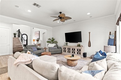 Nestled among palms on Island Moorings' coveted *Shady Side,* on Palmilla Beach Golf Club in Texas - for sale on GolfHomes.com, golf home, golf lot