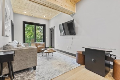 This newly constructed 2,300+ sqft cabin blends sleek modern on Sevierville Golf Club in Tennessee - for sale on GolfHomes.com, golf home, golf lot