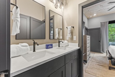 This newly constructed 2,300+ sqft cabin blends sleek modern on Sevierville Golf Club in Tennessee - for sale on GolfHomes.com, golf home, golf lot