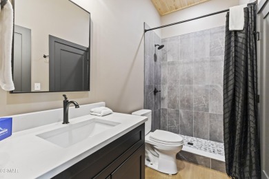 This newly constructed 2,300+ sqft cabin blends sleek modern on Sevierville Golf Club in Tennessee - for sale on GolfHomes.com, golf home, golf lot