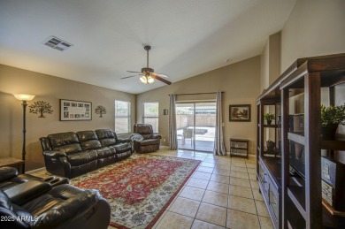 Charming 4-bedroom home in the heart of Queen Creek! This on Las Colinas Golf Club in Arizona - for sale on GolfHomes.com, golf home, golf lot