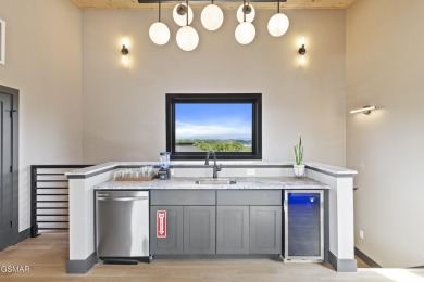 This newly constructed 2,300+ sqft cabin blends sleek modern on Sevierville Golf Club in Tennessee - for sale on GolfHomes.com, golf home, golf lot