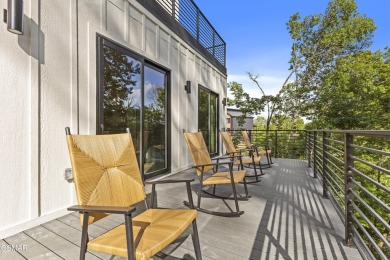 This newly constructed 2,300+ sqft cabin blends sleek modern on Sevierville Golf Club in Tennessee - for sale on GolfHomes.com, golf home, golf lot