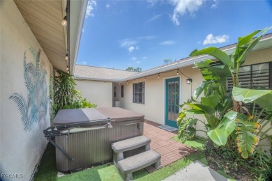 Discover effortless coastal charm in this rare end-unit villa on Rotonda Golf and Country Club The Palms Course in Florida - for sale on GolfHomes.com, golf home, golf lot