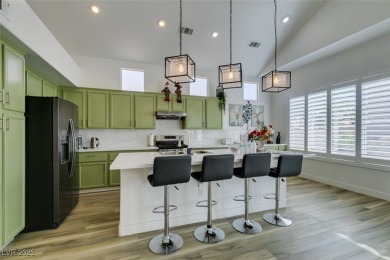 Beautifully upgraded 3-bed, 3-bath home in the guard-gated on Rhodes Ranch Golf Club in Nevada - for sale on GolfHomes.com, golf home, golf lot
