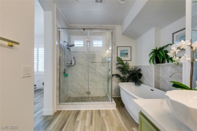 Beautifully upgraded 3-bed, 3-bath home in the guard-gated on Rhodes Ranch Golf Club in Nevada - for sale on GolfHomes.com, golf home, golf lot
