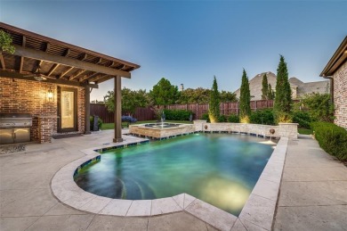 BREATHTAKING 5-BEDROOM CUSTOM ESTATE crafted by renowned builder on The Tribute At the Colony in Texas - for sale on GolfHomes.com, golf home, golf lot