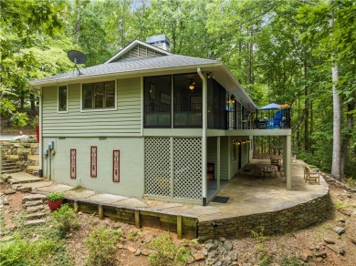 Welcome home to a sanctuary of timeless charm on Keowee Key Golf and Country Club in South Carolina - for sale on GolfHomes.com, golf home, golf lot