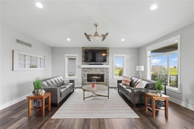 This zero-entry ranch home offers a blend of comfort and modern on Otter Creek Golf Course in Iowa - for sale on GolfHomes.com, golf home, golf lot
