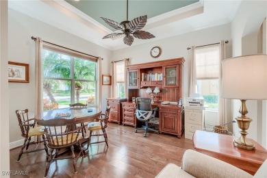 Rarely available, The San Remo, built by the community's on Pelican Preserve Golf Club in Florida - for sale on GolfHomes.com, golf home, golf lot