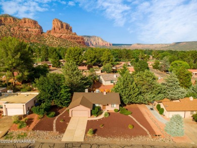 Single level 3 bedroom home with large fenced backyard . Enjoy on Oakcreek Country Club in Arizona - for sale on GolfHomes.com, golf home, golf lot