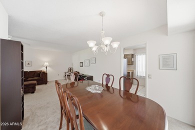 Step into your private sanctuary in the highly coveted 55+ Palm on Sun City-Willow Creek / Willow Brook  in Arizona - for sale on GolfHomes.com, golf home, golf lot