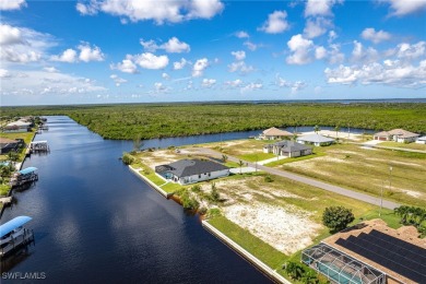 DIRECT GULF ACCESS waterfront property literally feet off the NW on Burnt Store Golf Club in Florida - for sale on GolfHomes.com, golf home, golf lot