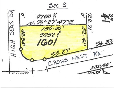 3/1601 Elevated, cleared corner lot with conventional septic on Captains Cove Golf and Yacht Club in Virginia - for sale on GolfHomes.com, golf home, golf lot