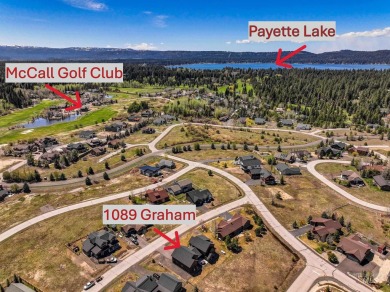 This 3,260 sq ft 4-bedroom, 2.5-bathroom home with a bonus room on McCall Municipal Golf Course in Idaho - for sale on GolfHomes.com, golf home, golf lot