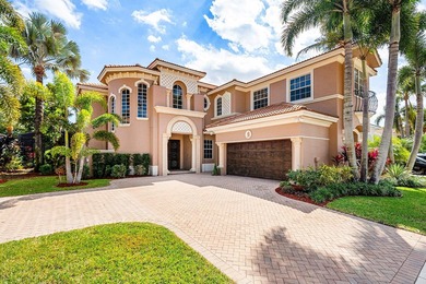 Elegant Mediterranean estate in the highly sought-after Mizner on Mizner Country Club in Florida - for sale on GolfHomes.com, golf home, golf lot