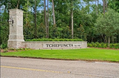 Stunning new construction on large premium lot in Tchefuncta on Tchefuncta Country Club in Louisiana - for sale on GolfHomes.com, golf home, golf lot