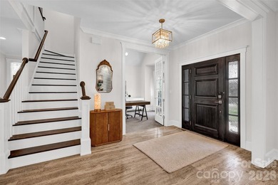 Gorgeous custom home loaded with luxury upgrades and exceptional on Trump National Golf Club Charlotte in North Carolina - for sale on GolfHomes.com, golf home, golf lot