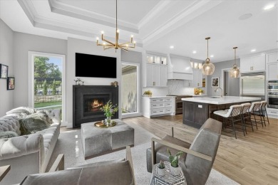 Luxury and modern elegance converge in this custom reverse 1 on Shadow Glen Golf Club in Kansas - for sale on GolfHomes.com, golf home, golf lot