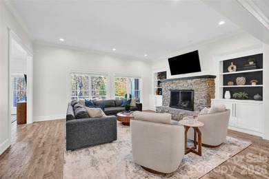 Gorgeous custom home loaded with luxury upgrades and exceptional on Trump National Golf Club Charlotte in North Carolina - for sale on GolfHomes.com, golf home, golf lot