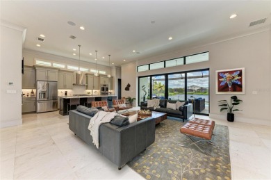 Exceptional custom home in the beautiful, gated enclave of on IMG Academies Golf and Country Club in Florida - for sale on GolfHomes.com, golf home, golf lot