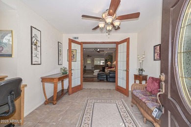 Welcome home to the highly desirable Sun City community! This 2 on Sun City Lakes West and East in Arizona - for sale on GolfHomes.com, golf home, golf lot