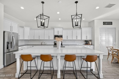 Discover modern comfort in this 4-bedroom, 3-bath Queen Creek on Las Colinas Golf Club in Arizona - for sale on GolfHomes.com, golf home, golf lot