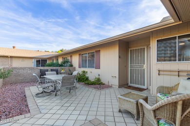 Enjoy this well-maintained Gemini Twin duplex across from on PalmBrook Country Club in Arizona - for sale on GolfHomes.com, golf home, golf lot