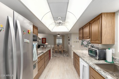 Enjoy this well-maintained Gemini Twin duplex across from on PalmBrook Country Club in Arizona - for sale on GolfHomes.com, golf home, golf lot