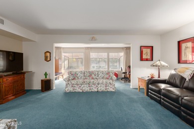 Enjoy this well-maintained Gemini Twin duplex across from on PalmBrook Country Club in Arizona - for sale on GolfHomes.com, golf home, golf lot