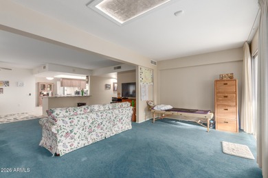 Enjoy this well-maintained Gemini Twin duplex across from on PalmBrook Country Club in Arizona - for sale on GolfHomes.com, golf home, golf lot