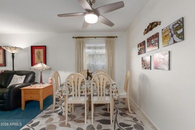 Enjoy this well-maintained Gemini Twin duplex across from on PalmBrook Country Club in Arizona - for sale on GolfHomes.com, golf home, golf lot