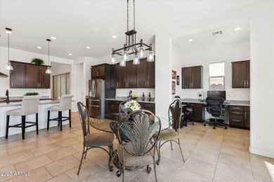 Perched on a premium view lot in Estrella Mountain Ranch, this on Estrella Mountain Ranch Golf Course in Arizona - for sale on GolfHomes.com, golf home, golf lot
