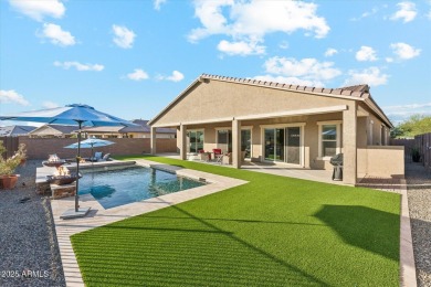 Perched on a premium view lot in Estrella Mountain Ranch, this on Estrella Mountain Ranch Golf Course in Arizona - for sale on GolfHomes.com, golf home, golf lot