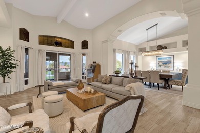 Golf course living with sweeping Four Peaks views, a fully on Rio Verde Country Club - Quail Run in Arizona - for sale on GolfHomes.com, golf home, golf lot