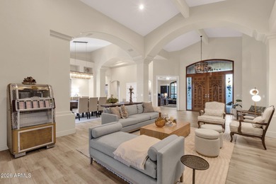 Golf course living with sweeping Four Peaks views, a fully on Rio Verde Country Club - Quail Run in Arizona - for sale on GolfHomes.com, golf home, golf lot