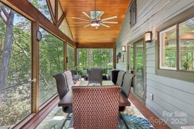 Experience mountain living at its finest in this stunning 4BR/2 on Connestee Falls Golf Club in North Carolina - for sale on GolfHomes.com, golf home, golf lot