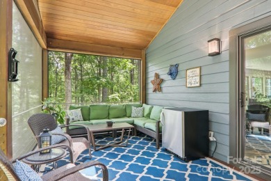 Experience mountain living at its finest in this stunning 4BR/2 on Connestee Falls Golf Club in North Carolina - for sale on GolfHomes.com, golf home, golf lot