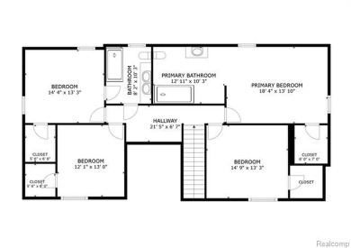 At $152/sqft, this is one of the best value-add opportunities in on Lochmoor Club in Michigan - for sale on GolfHomes.com, golf home, golf lot