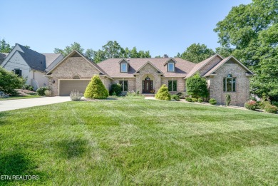 Imagine sitting on this beautiful deck that overlooks the 8th on Stonehenge Golf Course in Tennessee - for sale on GolfHomes.com, golf home, golf lot