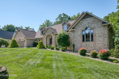 Imagine sitting on this beautiful deck that overlooks the 8th on Stonehenge Golf Course in Tennessee - for sale on GolfHomes.com, golf home, golf lot